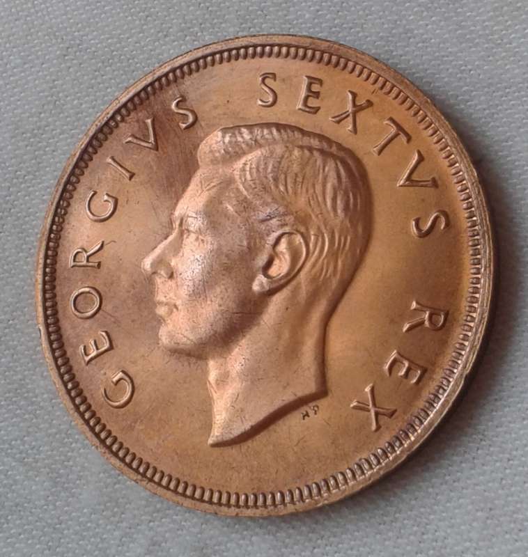 1952 Union penny in lustrous proof.