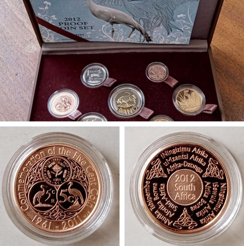 Nice 2012 Republic short proof set incl.commemorative 5c medal