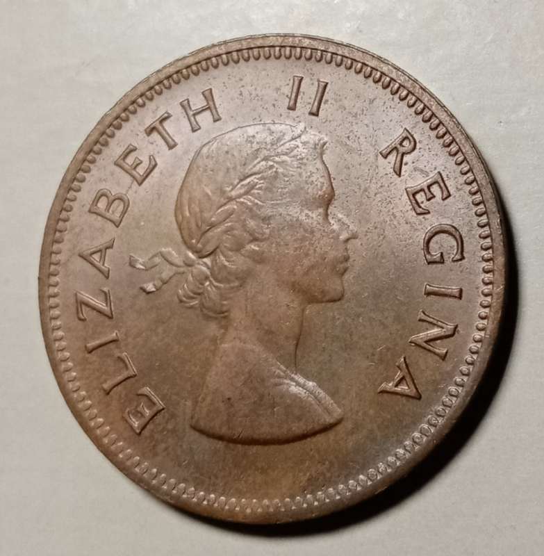 1960 Union uncirculated 1/2 Penny