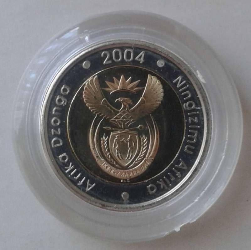 Scarce 2004 `Oom Paul`Mintmark R5 in box with c.o.a (mintage: 3243)