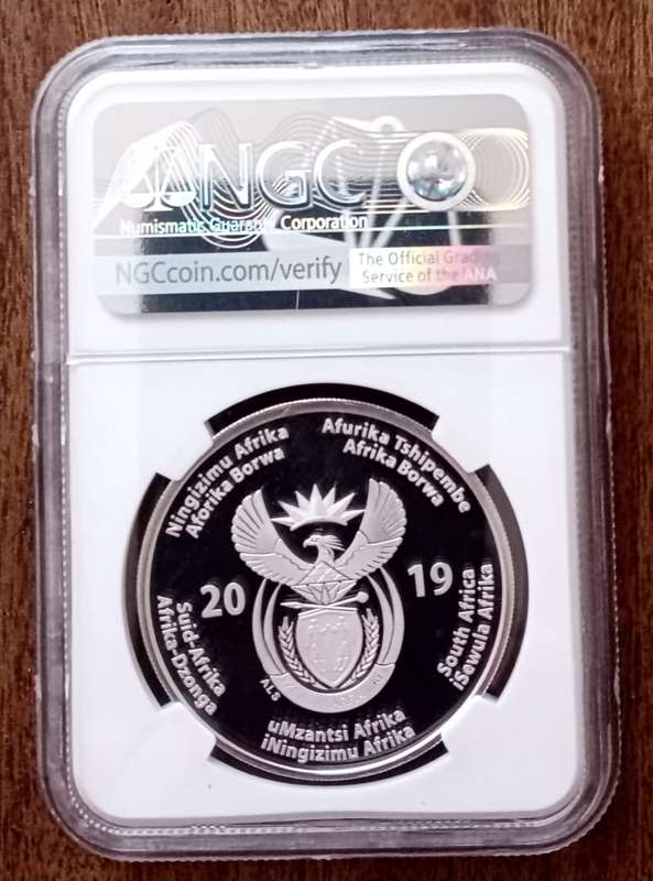 Scarce 2019 Democracy 25th Anniversary proof 1oz silver R50 NGC PF70 UC (First Releases) TOP POP!