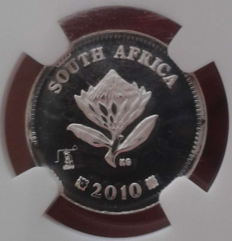 2010 Maritime History Flypress silver tickey NGC MS67 (Mail Steamship)