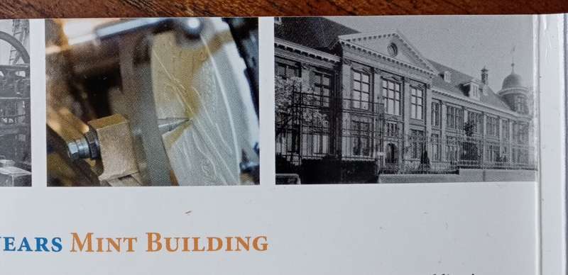 2011 Netherlands proof silver 5 Euro in folder (100th Anniversary of The Royal Dutch Mint)