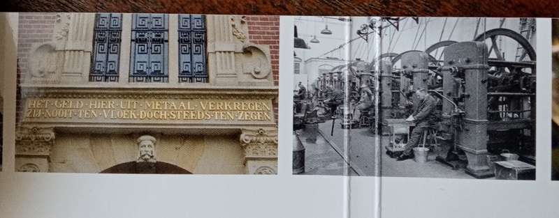 2011 Netherlands proof silver 5 Euro in folder (100th Anniversary of The Royal Dutch Mint)
