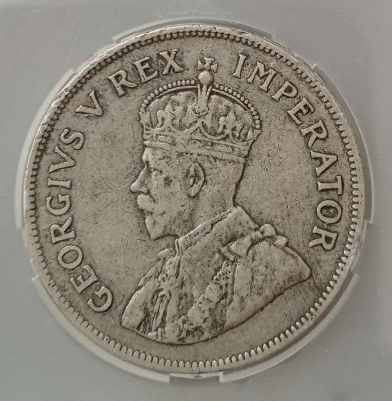 Scarce 1925 union silver 2 1/2 Shillings SANGS VF20