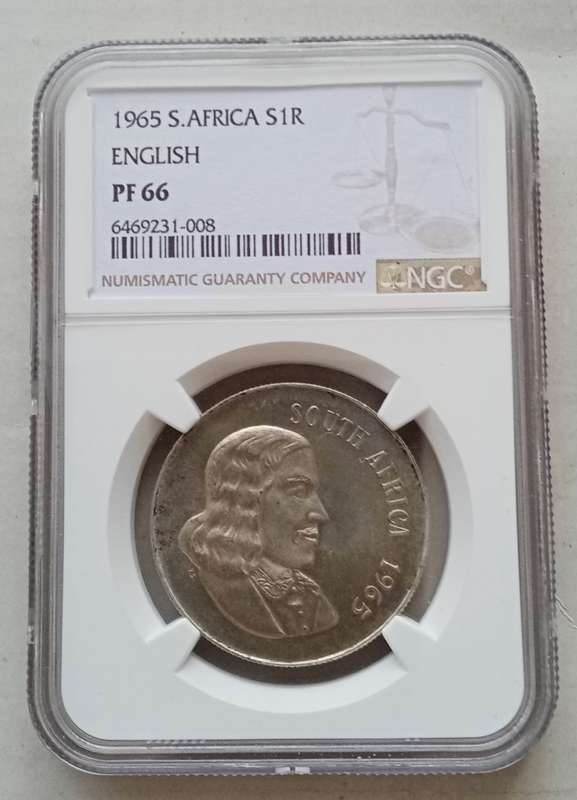 1965 English proof silver R1 NGC PF66 (High grade)