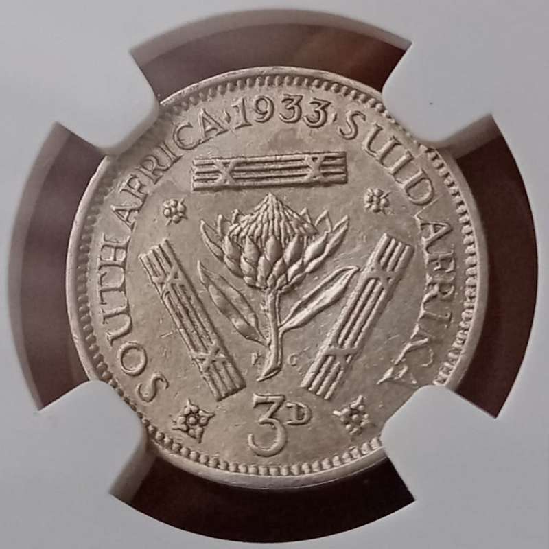 1933 Union silver tickey NGC XF Details