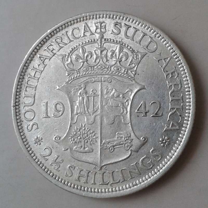 Nice 1942 union silver 2 1/2 Shillings