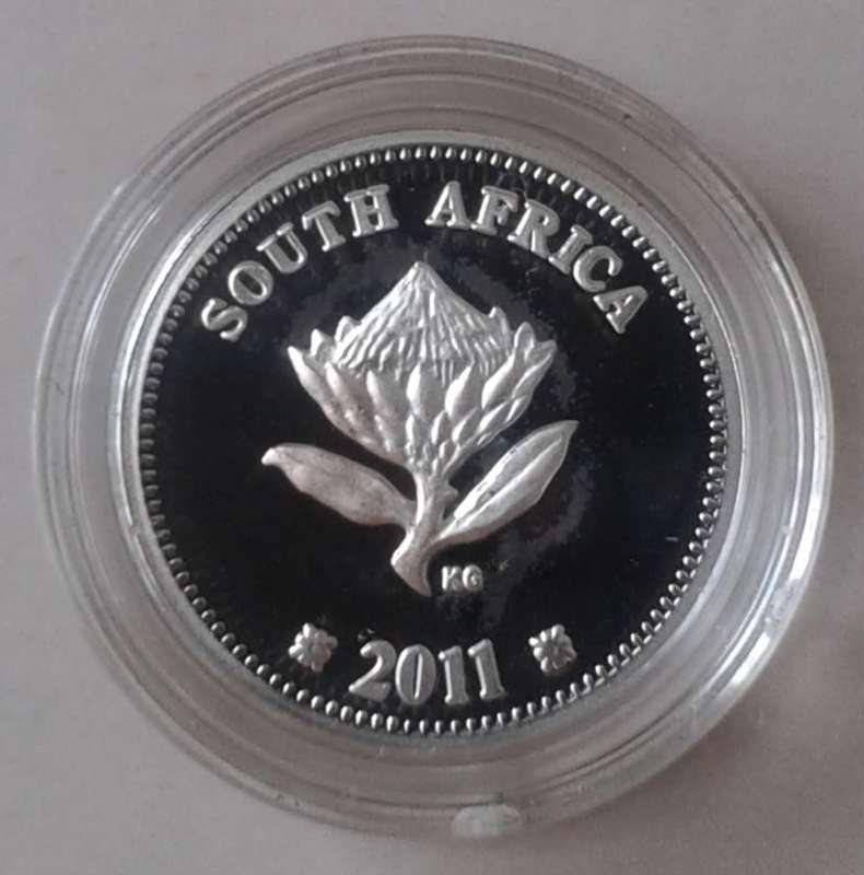 2011 Maritime History (Van Der Stel) proof silver 2 1/2c in pouch incl.certificate