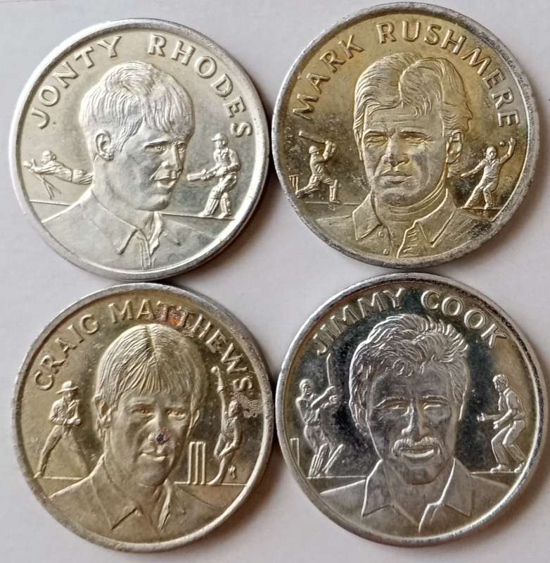 Complete 1992 Shoprite and Checkers cricket medal collection (18 medals)