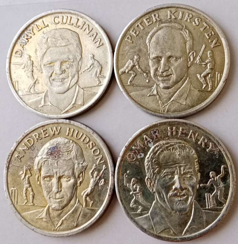 Complete 1992 Shoprite and Checkers cricket medal collection (18 medals)