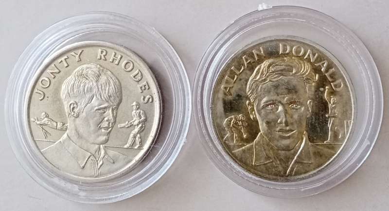 Complete 1992 Shoprite and Checkers cricket medal collection (18 medals)
