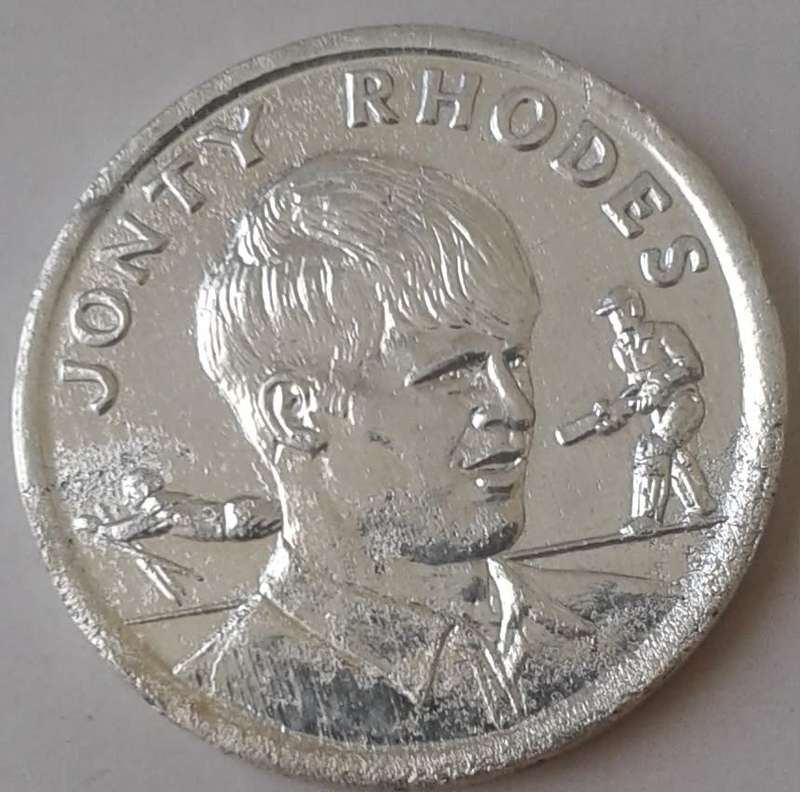 1992 Shoprite and Checkers cricket medal (Jonty Rhodes)