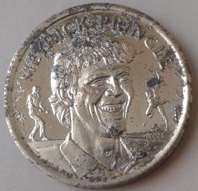 1992 Shoprite and Checkers cricket medal (Meyrick Pringle).