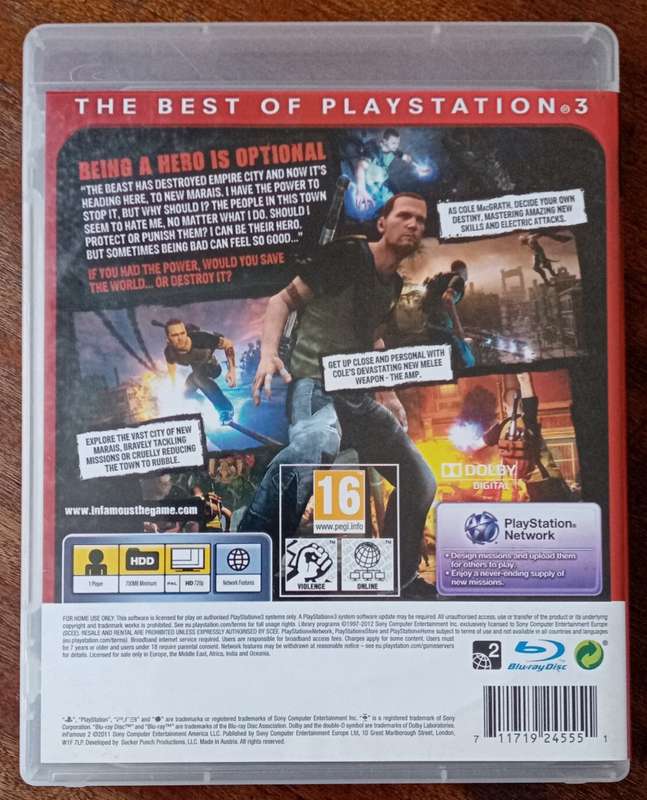 Infamous 2 PS3