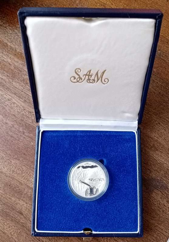 Scarce set of x5 Anglo-Boer War pure silver proof medallions (Mintage: 300)
