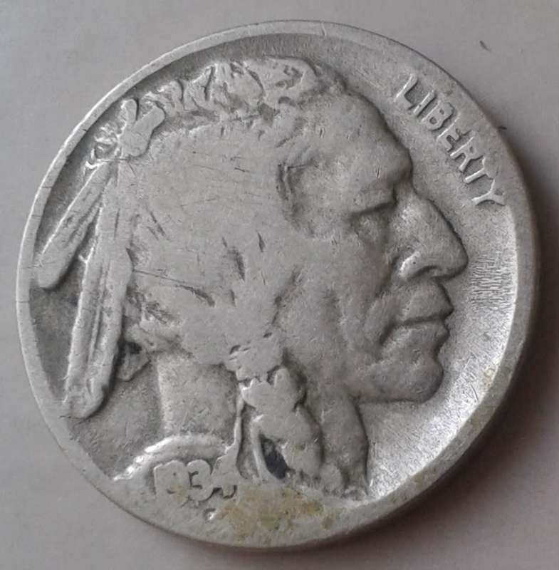 1934 USA Buffalo nickel