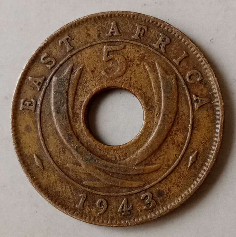 1943 East Africa 5c