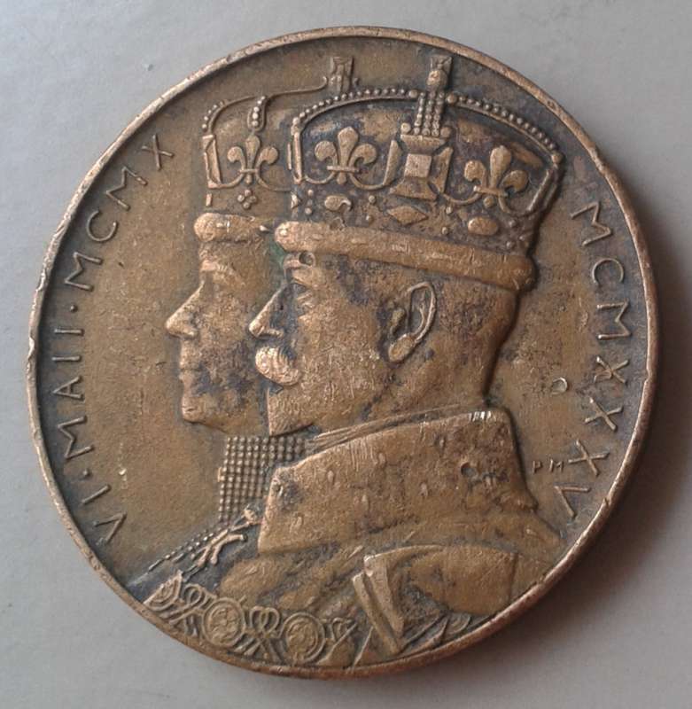 1935 Union of South Africa King George/Queen Mary silver jubilee medal