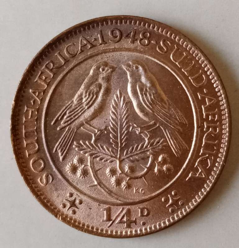 Nice uncirculated 1948 union 1/4 Penny.