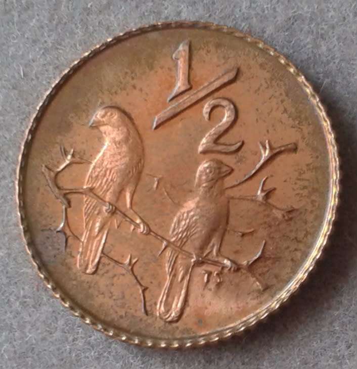 1973 Republic proof 1/2c