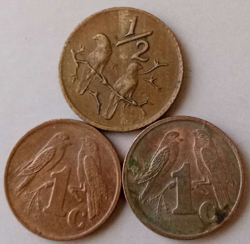 Lot of x3 republic bronze coins