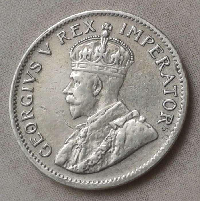 High grade 1923 union silver tickey in XF+