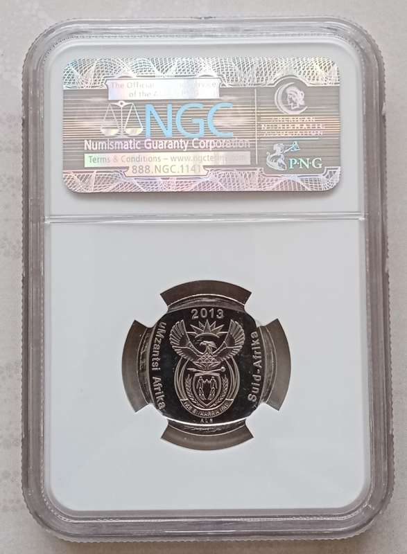 2013 Union Buildings 100th anniversary R2 NGC MS64 DPL.