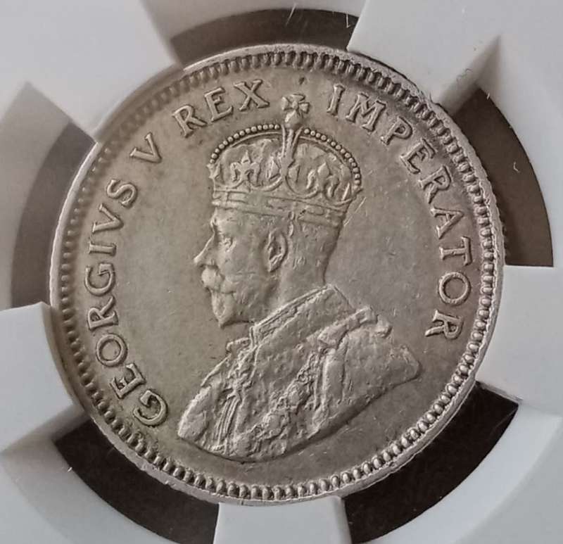 Nice 1925 union silver sixpence SANGS XF45