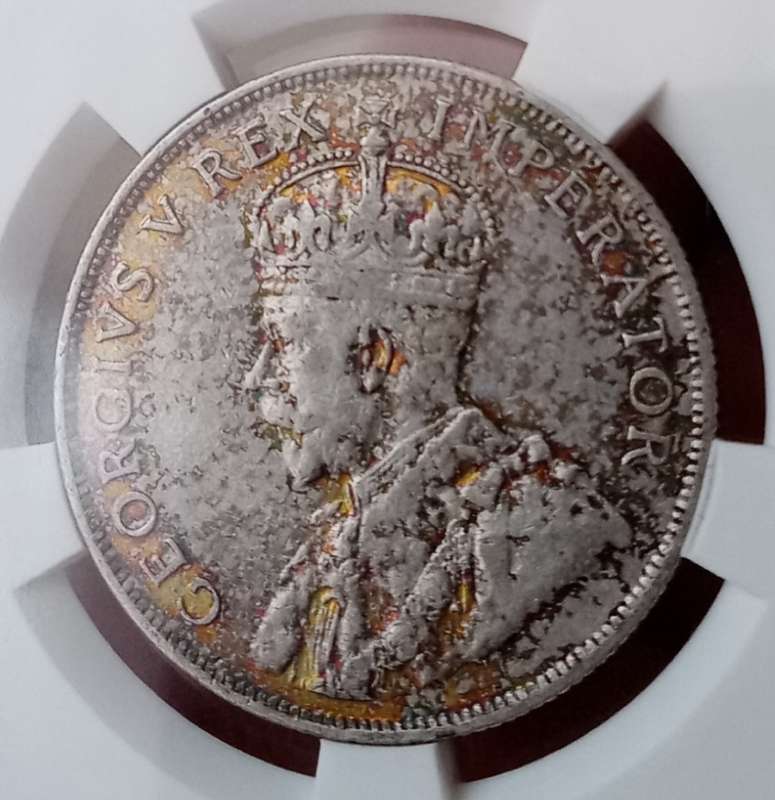 Nice 1934 union silver 2 Shillings SANGS XF40