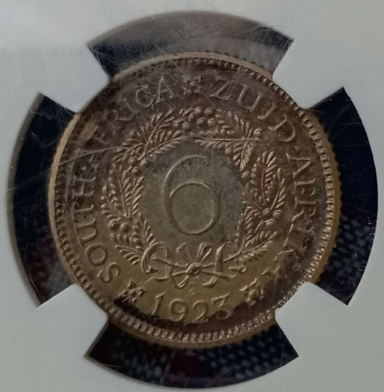 Scarcer 1923 union proof silver sixpence NGC PF64 (Mintage 1402)