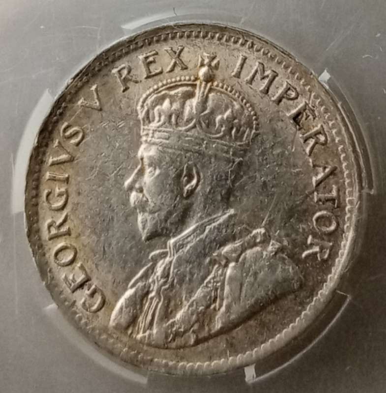 1923 Union silver tickey SANGS AU53 (Higher grade)
