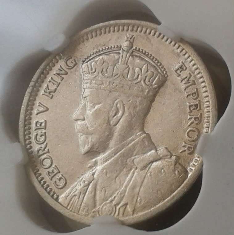 1934 Southern Rhodesia sterling silver threepence SANGS XF40