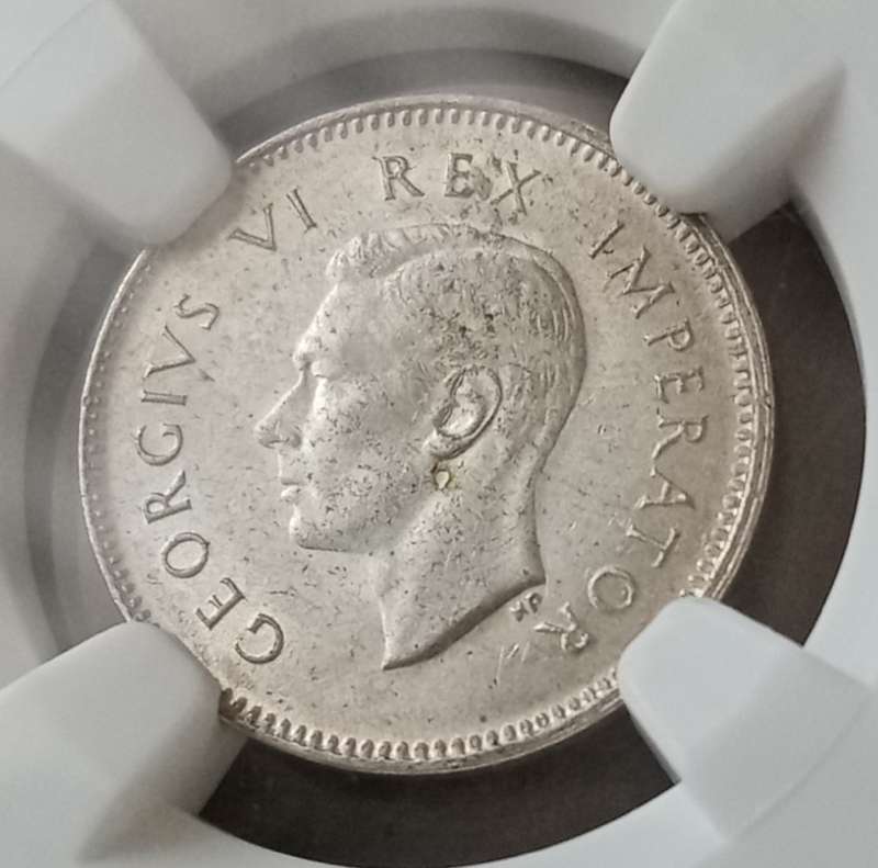 Nice 1943 union silver tickey NGC graded MS62 (Mint State)
