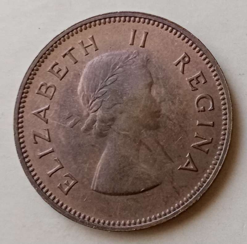 1960 Union uncirculated 1/2 Penny