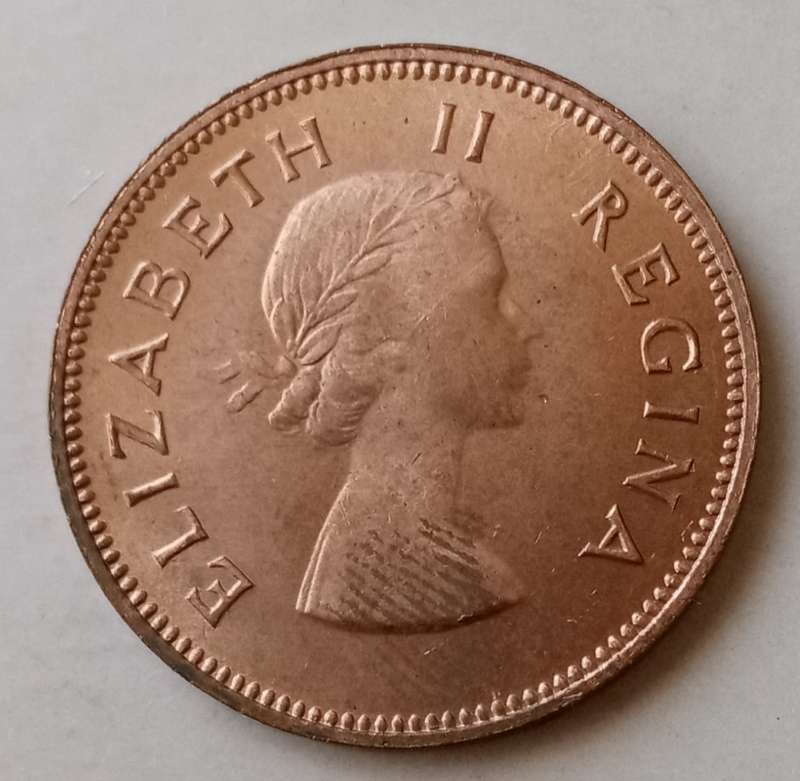 Nice 1960 Union uncirculated 1/2 Penny.