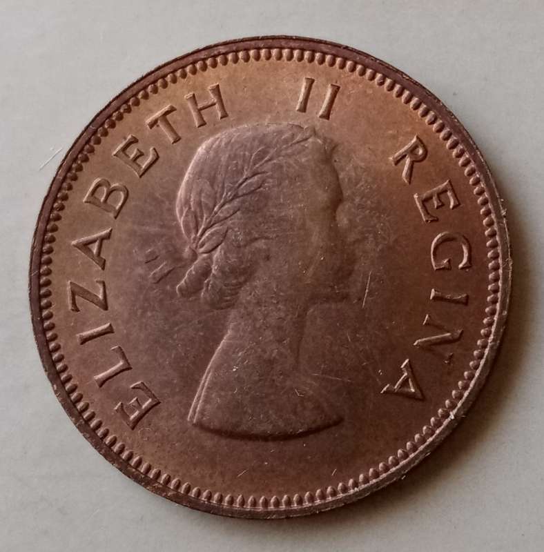 Nice 1960 Union uncirculated 1/2 Penny..
