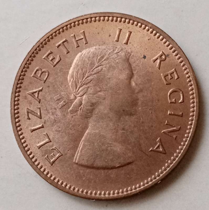 Nice 1960 Union uncirculated 1/2 Penny.