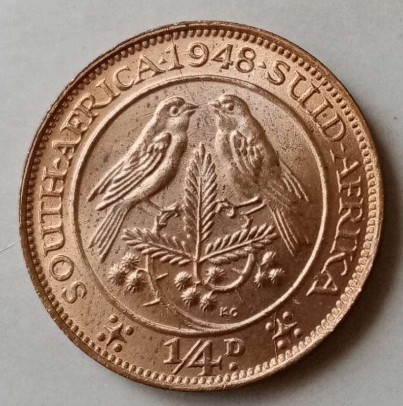 1948 Union 1/4 Penny in lustrous brilliant uncirculated