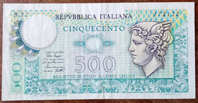 1979 Italy 500 Lire