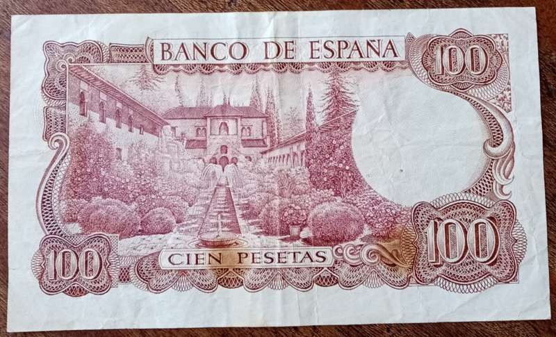 1970 Spain 100 Pesetas