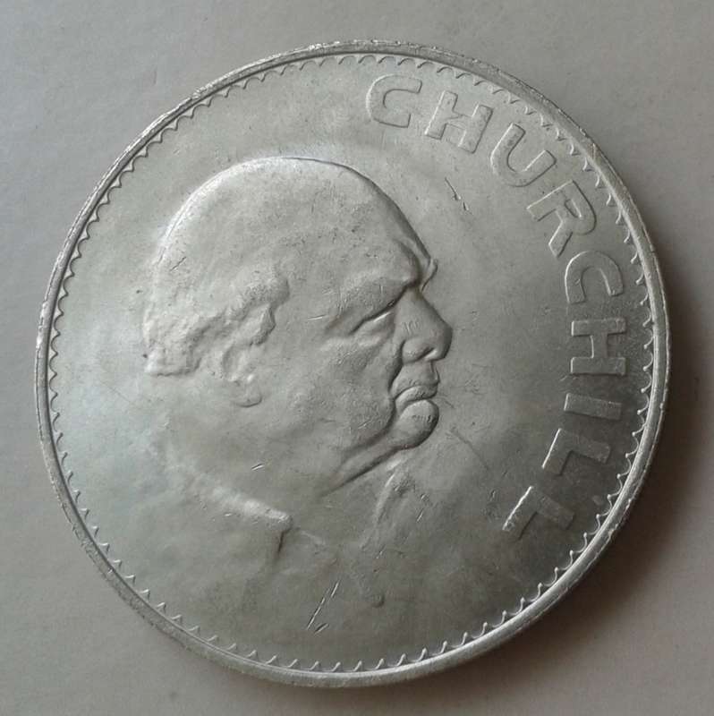 1965 Churchill nickel crown.