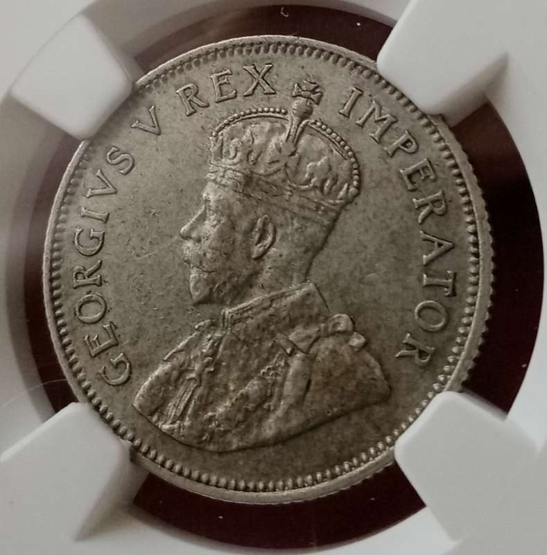 Nice 1936 union silver shilling NGC XF45