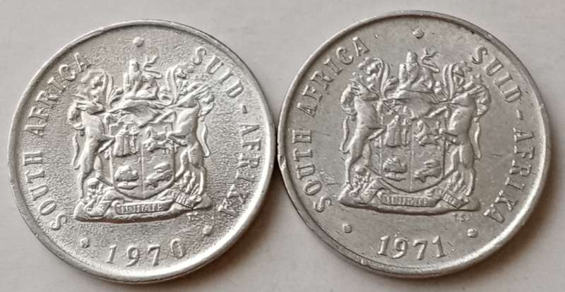 1970 and 1971 Republic 10c set
