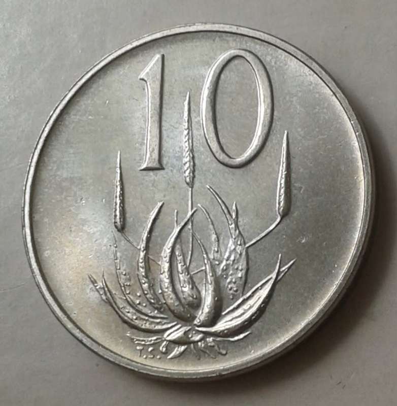 1976 Uncirculated nickel 10c (Pres.Fouche)