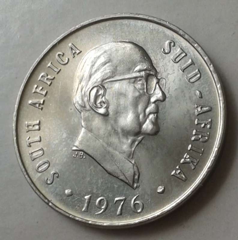 1976 Uncirculated nickel 10c (Pres.Fouche)