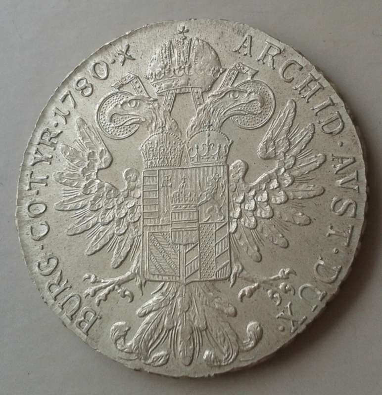 1780 Austria Maria Theresia uncirculated silver Thaler