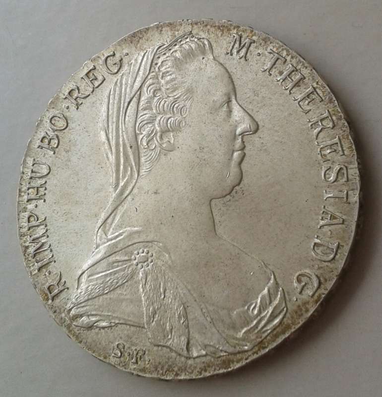 1780 Austria Maria Theresia uncirculated silver Thaler