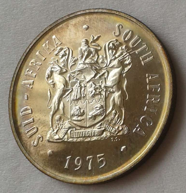 1975 Republic proof silver R1 with nice toning