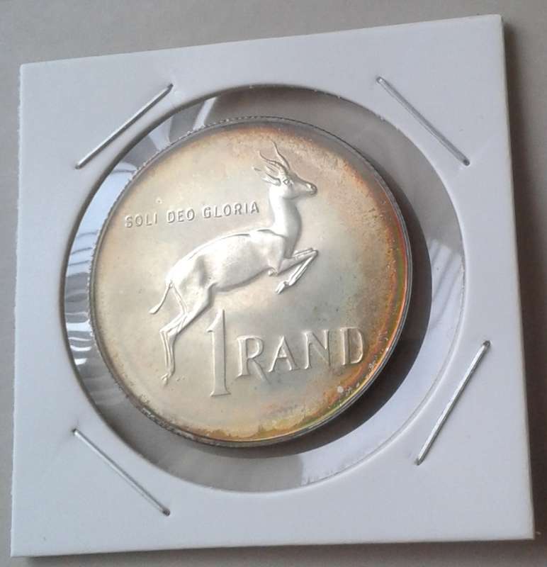 1975 Republic proof silver R1 with nice toning